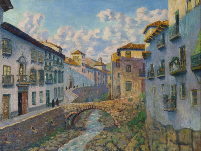 1857-Darío de Regoyos - Il Darro